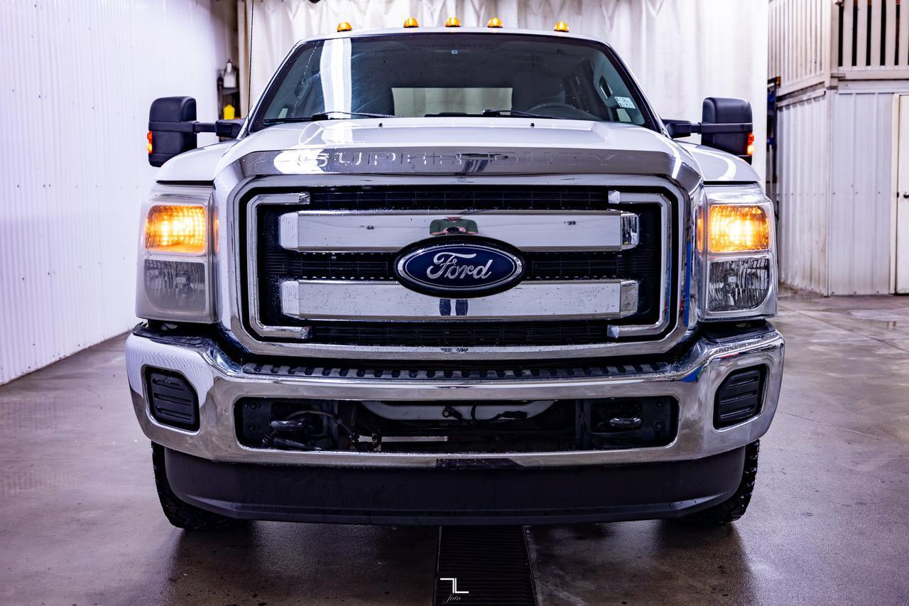 2012 Ford F-350 4x4 Crew Cab XLT Cab & Chassis Diesel Red Deer AB
