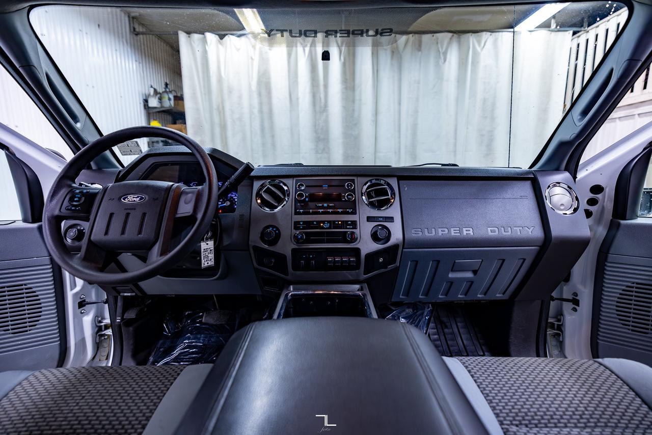 2012 Ford F-350 4x4 Crew Cab XLT Cab & Chassis Diesel Red Deer AB