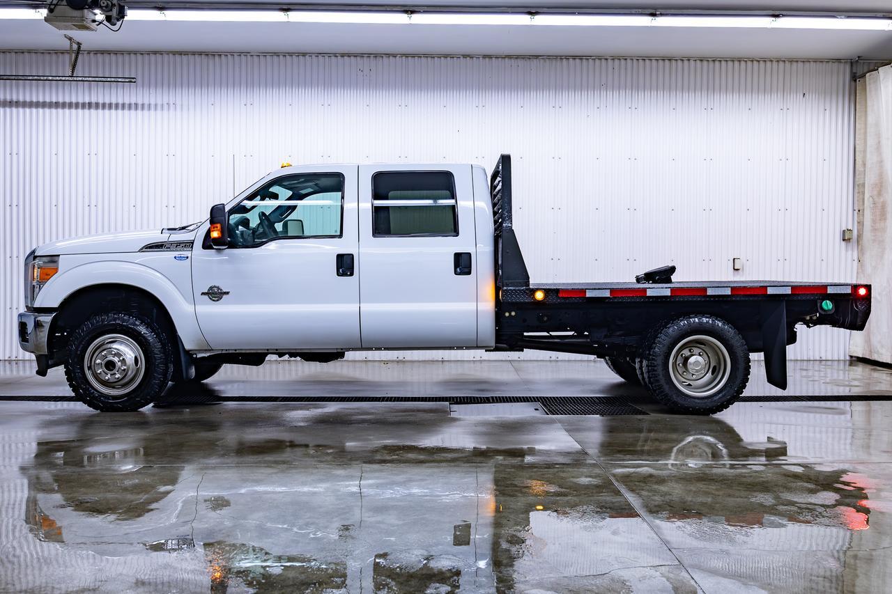 2012 Ford F-350 4x4 Crew Cab XLT Deck Diesel Red Deer AB