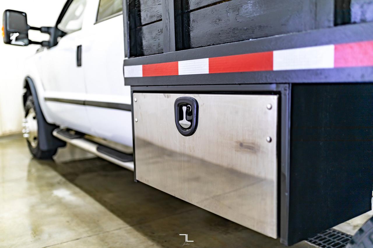 2012 Ford F-350 4x4 Crew Cab XLT Deck Dually Red Deer AB