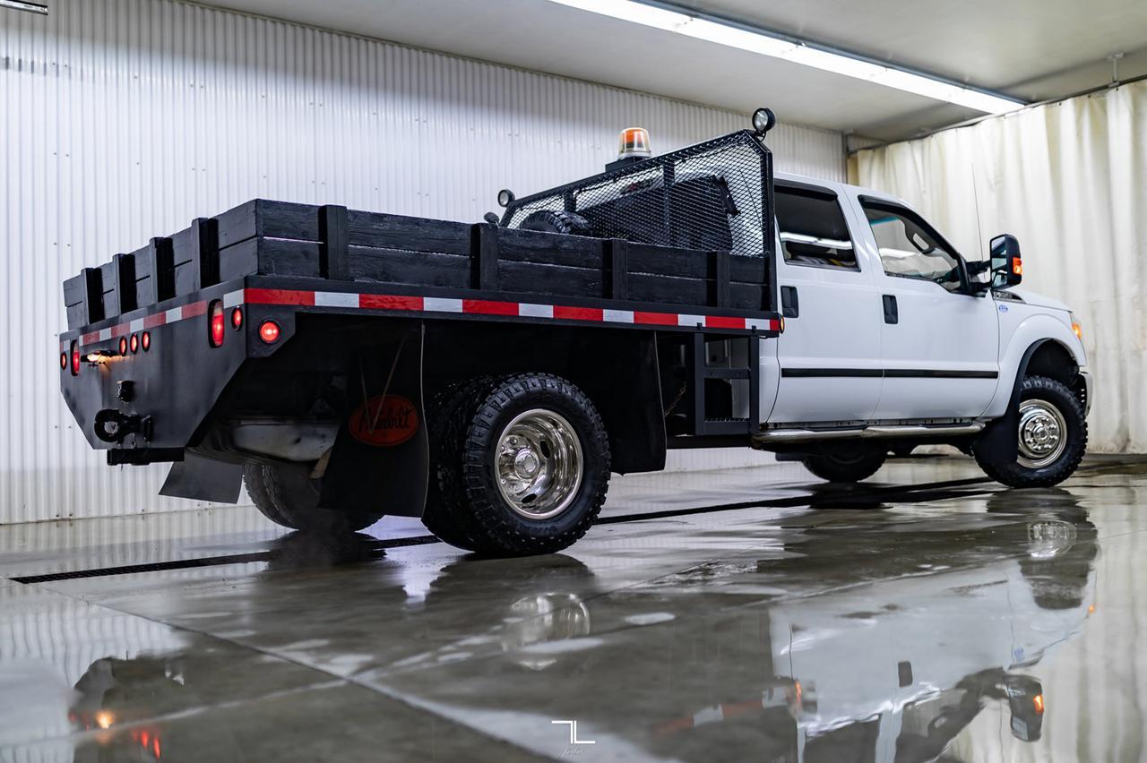 2012 Ford F-350 4x4 Crew Cab XLT Deck Dually Red Deer AB