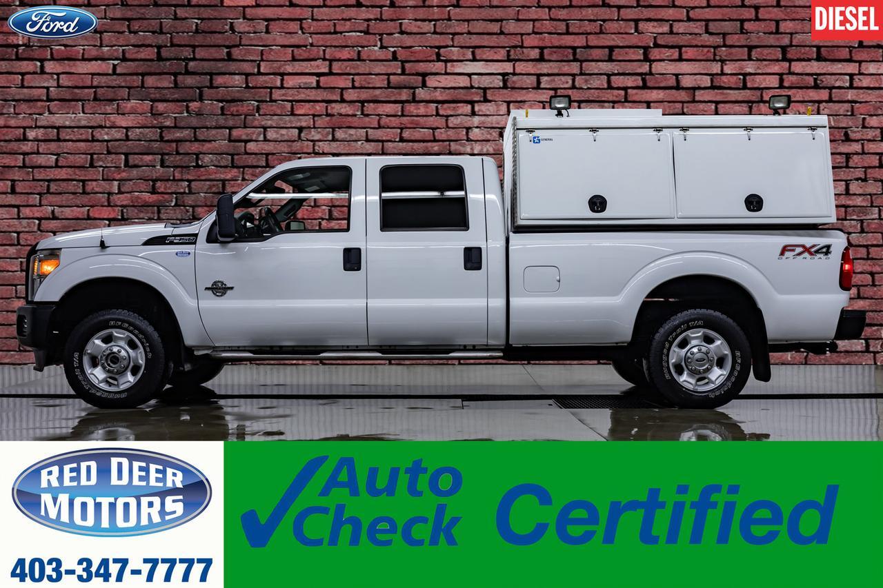 2012 Ford F-350 4x4 Crew Cab XLT FX4 Mechanics Box Diesel VMAC