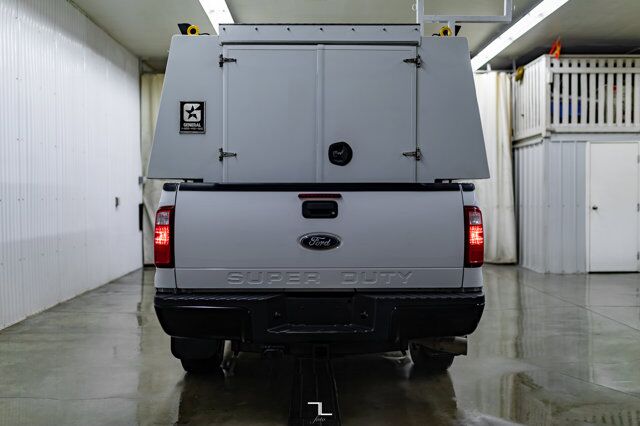 2012 Ford F-350 4x4 Crew Cab XLT FX4 Mechanics Box Diesel VMAC Red Deer AB