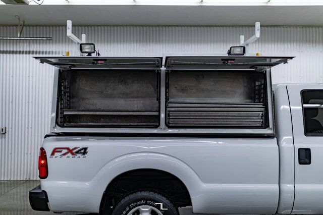 2012 Ford F-350 4x4 Crew Cab XLT FX4 Mechanics Box Diesel VMAC Red Deer AB