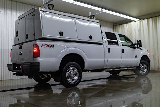 2012 Ford F-350 4x4 Crew Cab XLT FX4 Mechanics Box Diesel VMAC Red Deer AB