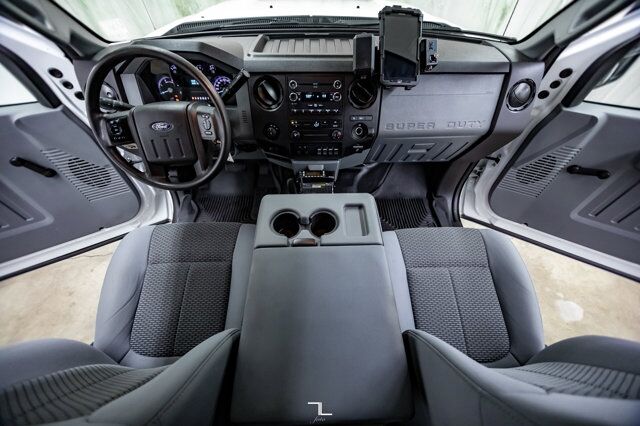 2012 Ford F-350 4x4 Crew Cab XLT FX4 Mechanics Box Diesel VMAC Red Deer AB