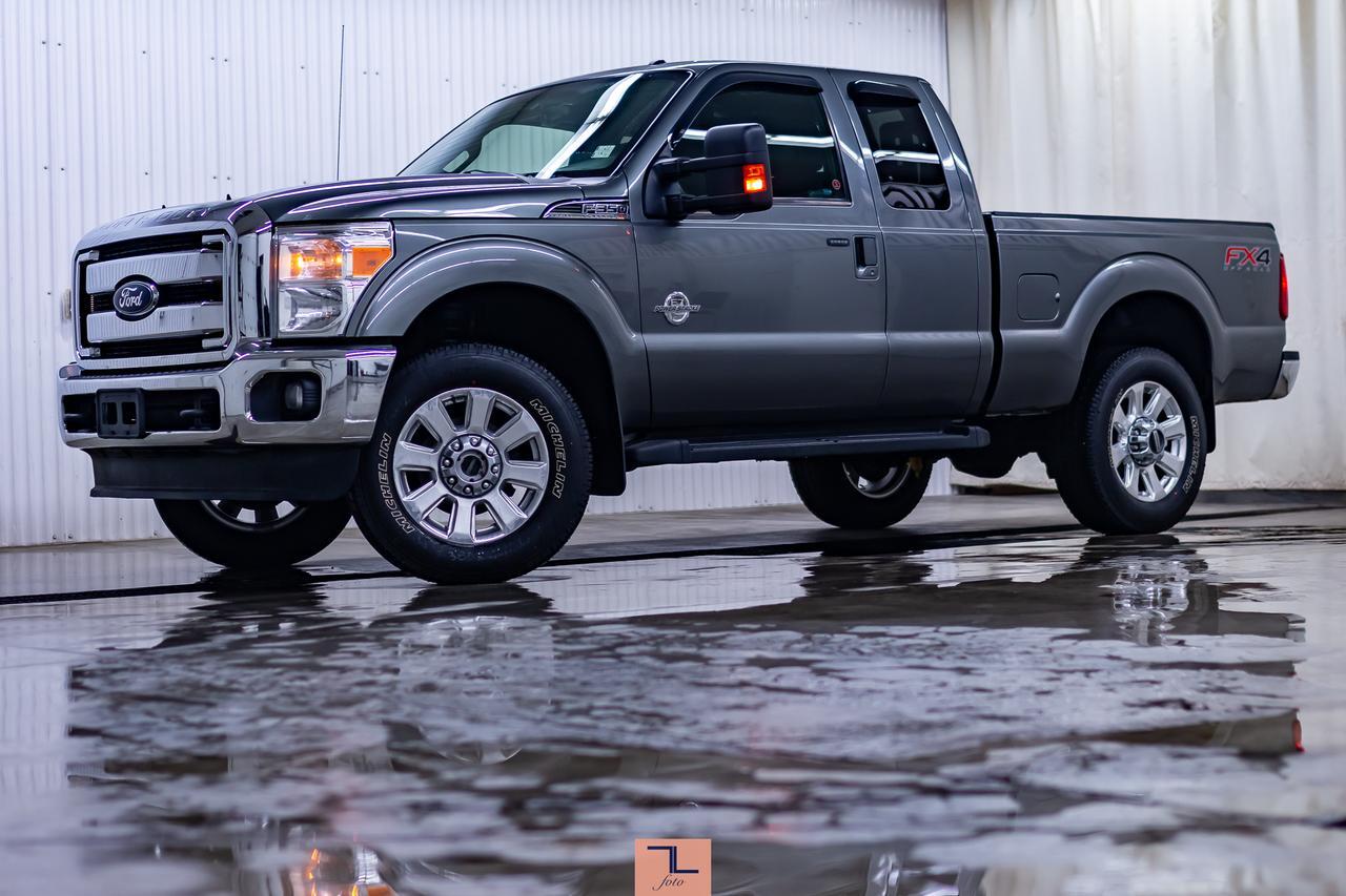 2012 Ford F-350 4x4 Super Cab Lariat FX4 Diesel Leather BCam Red Deer AB