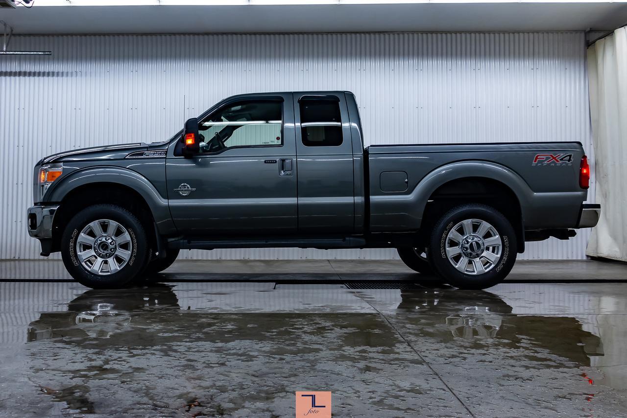 2012 Ford F-350 4x4 Super Cab Lariat FX4 Diesel Leather BCam Red Deer AB