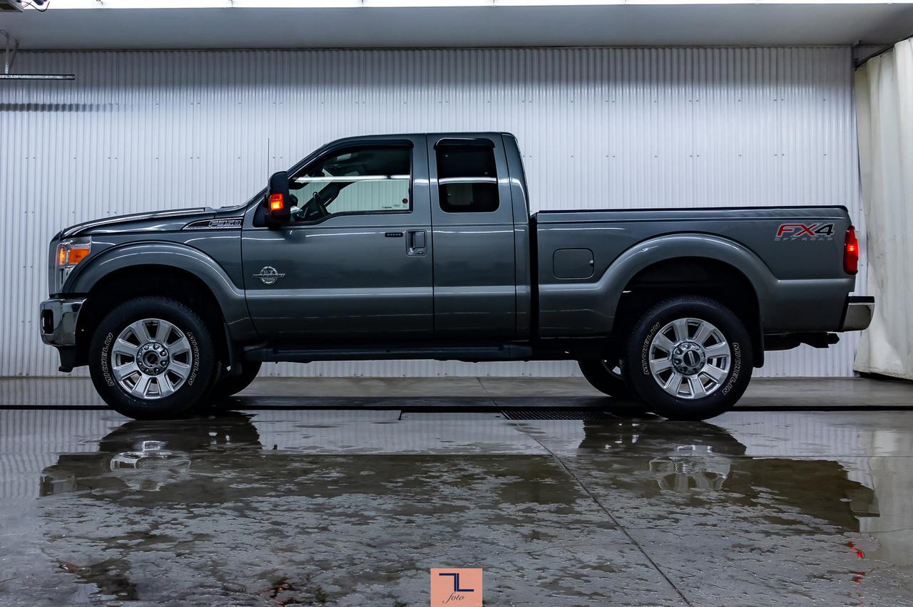 2012 Ford F-350 4x4 Super Cab Lariat FX4 Diesel Leather BCam Red Deer AB