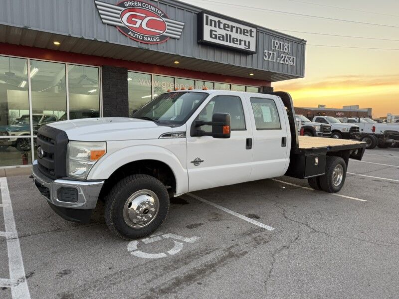 2012 Ford F-350 DRW 4x4 Diesel Flatbed 84k mi's XL Collinsville OK