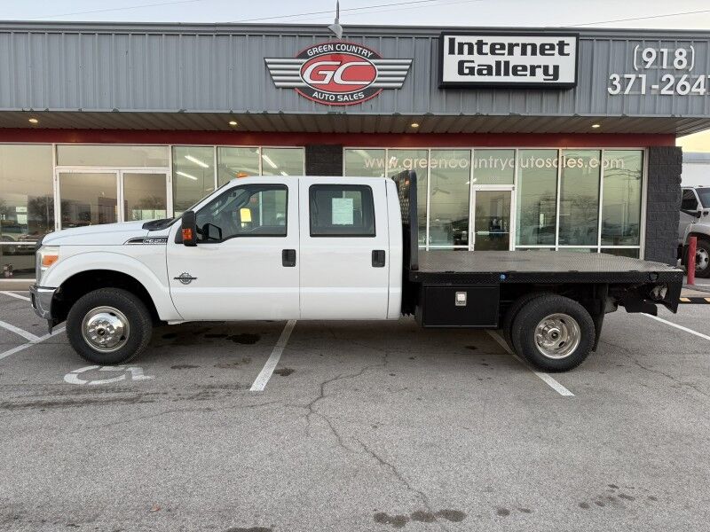 2012 Ford F-350 DRW 4x4 Diesel Flatbed 84k mi's XL Collinsville OK