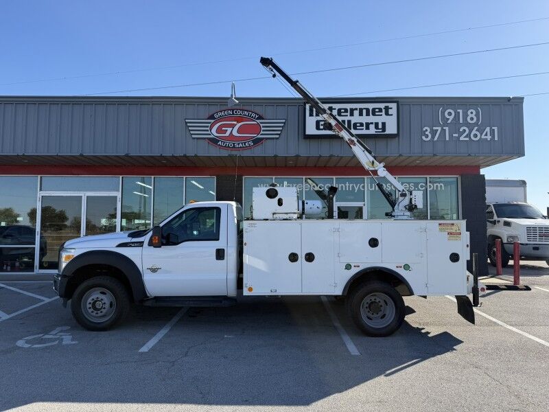 2012 Ford F-450 DRW 4x4 Diesel Utility w/ Crane XL Collinsville OK