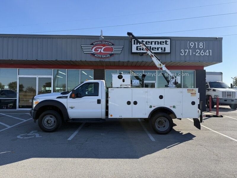 2012 Ford F-450 DRW 4x4 Diesel Utility w/ Crane XL Collinsville OK