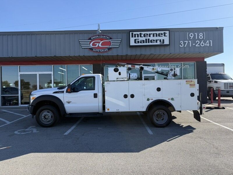 2012 Ford F-450 DRW 4x4 Diesel Utility w/ Crane XL Collinsville OK
