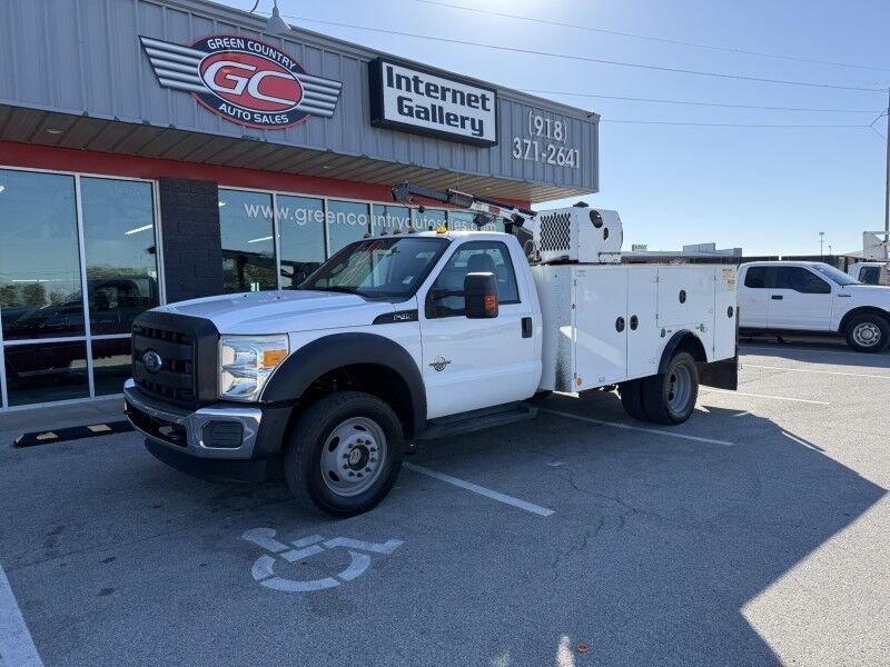 2012 Ford F-450 DRW 4x4 Diesel Utility w/ Crane XL Collinsville OK