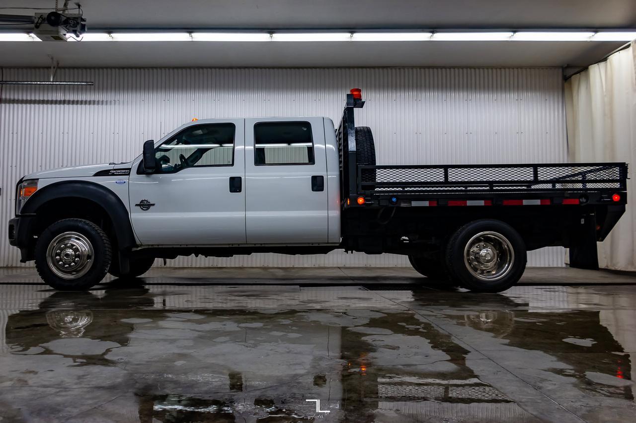 2012 Ford F-550 4x4 Crew Cab XL Deck Diesel Red Deer AB