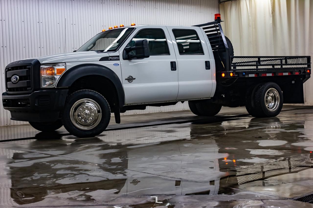 2012 Ford F-550 4x4 Crew Cab XL Deck Diesel Red Deer AB