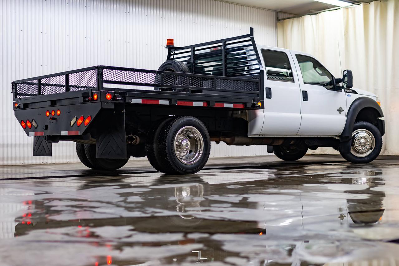 2012 Ford F-550 4x4 Crew Cab XL Deck Diesel Red Deer AB