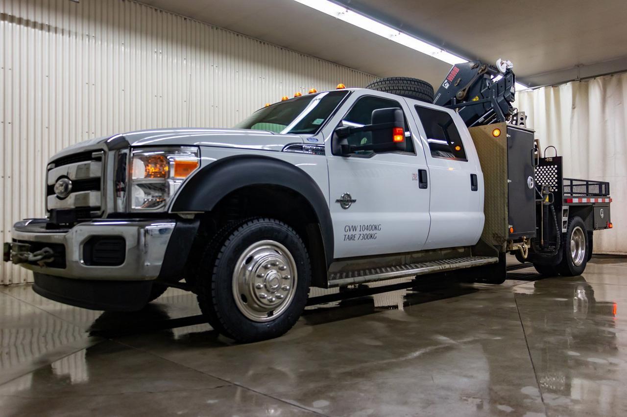 2012 Ford F-550 4x4 Crew Cab XLT Diesel Picker Red Deer AB