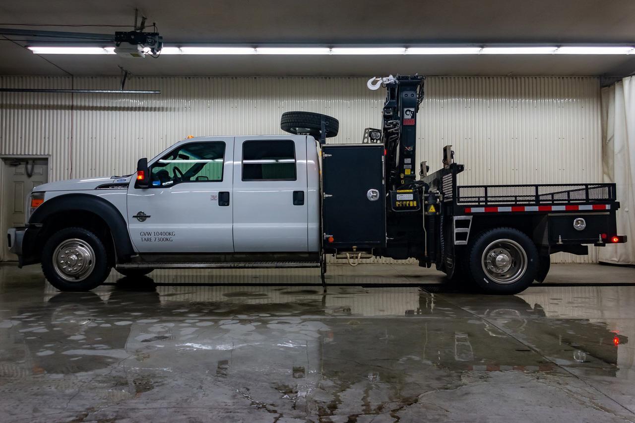 2012 Ford F-550 4x4 Crew Cab XLT Diesel Picker Red Deer AB