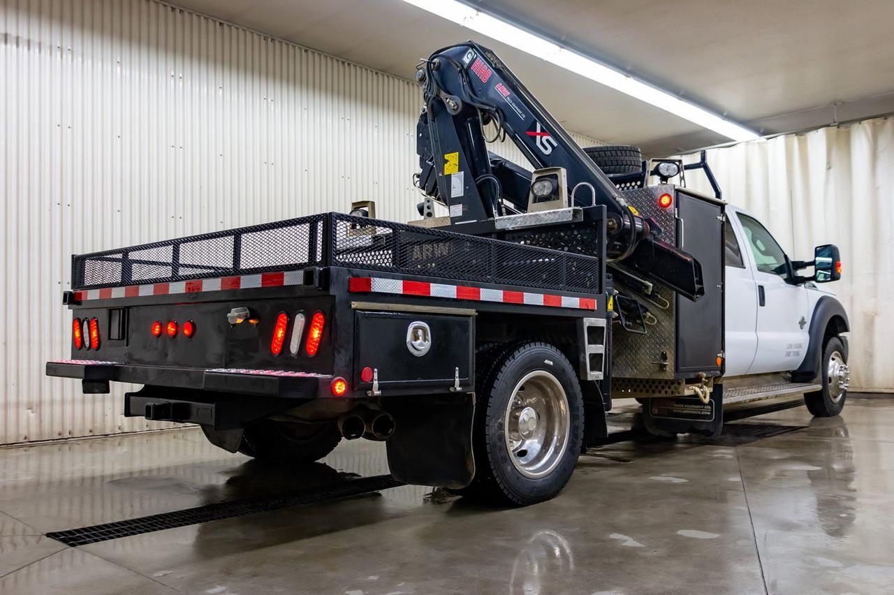 2012 Ford F-550 4x4 Crew Cab XLT Diesel Picker Red Deer AB