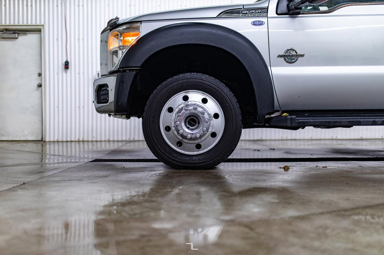 2012 Ford F-550 4x4 Crew Cab XLT Picker Deck Diesel Red Deer AB