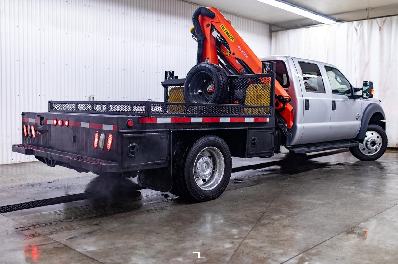 2012 Ford F-550 4x4 Crew Cab XLT Picker Deck Diesel Red Deer AB