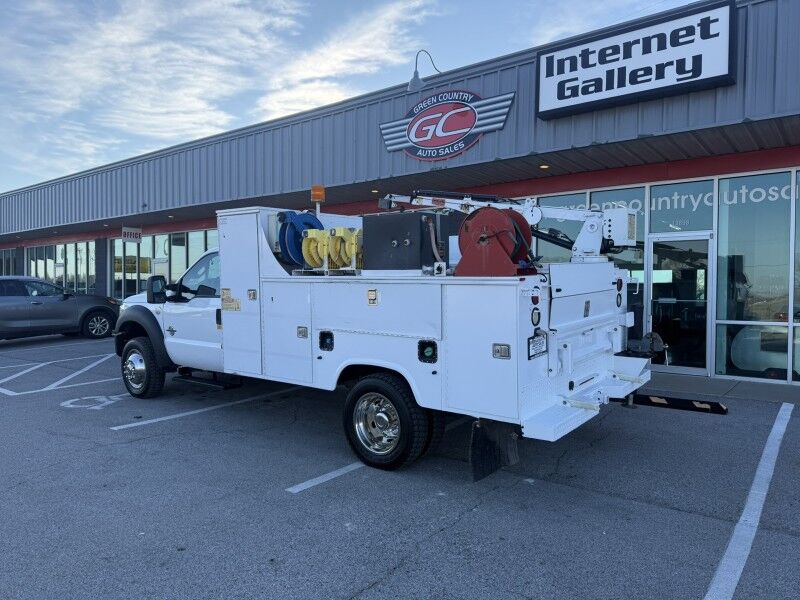 2012 Ford F-550 4x4 Diesel Utility IMT 1015 Crane XL Collinsville OK