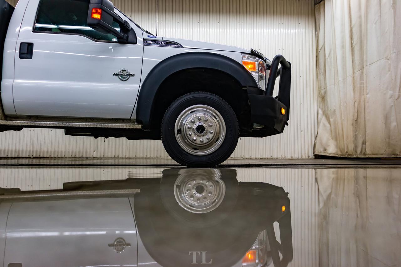 2012 Ford F-550 4x4 Reg Cab XLT Dually Deck Diesel Red Deer AB