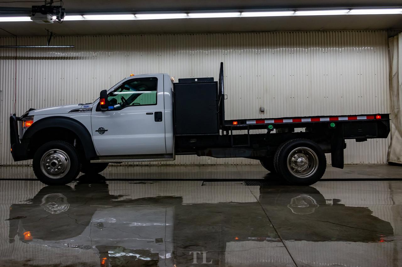 2012 Ford F-550 4x4 Reg Cab XLT Dually Deck Diesel Red Deer AB