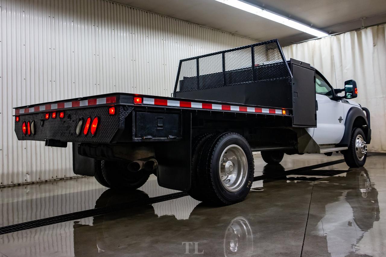 2012 Ford F-550 4x4 Reg Cab XLT Dually Deck Diesel Red Deer AB