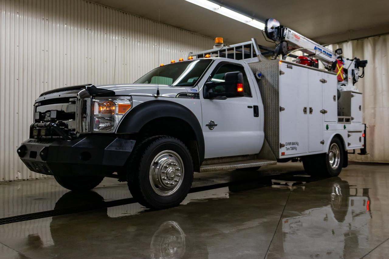 2012 Ford F-550 4x4 Reg Cab XLT Mechanic's Box Red Deer AB
