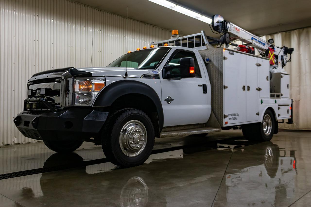 2012 Ford F-550 4x4 Reg Cab XLT Mechanic's Box Red Deer AB
