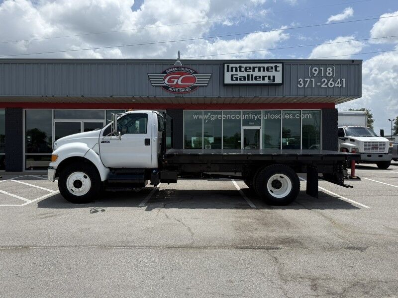 2012 Ford F-750 Cummins Diesel Flatbed 70k exempt mi's Collinsville OK