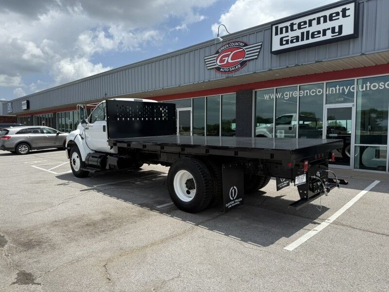 2012 Ford F-750 Cummins Diesel Flatbed 70k exempt mi's Collinsville OK