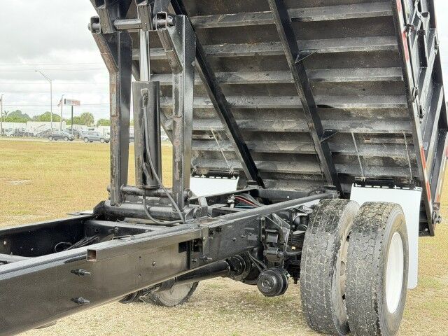 2012 Ford F-750XL Crew Cab 18' Steel Landscape Dump Truck with Tree Spades Homestead FL