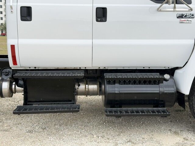 2012 Ford F-750XL Crew Cab 18' Steel Landscape Dump Truck with Tree Spades Homestead FL