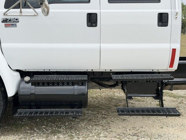 2012 Ford F-750XL Crew Cab 18' Steel Landscape Dump Truck with Tree Spades Homestead FL