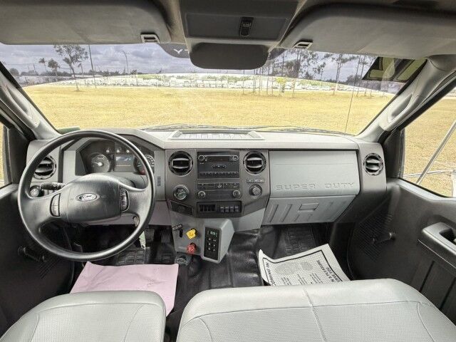 2012 Ford F-750XL Crew Cab 18' Steel Landscape Dump Truck with Tree Spades Homestead FL