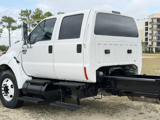 2012 Ford F-750XL Crew Cab 18' Steel Landscape Dump Truck with Tree Spades Homestead FL