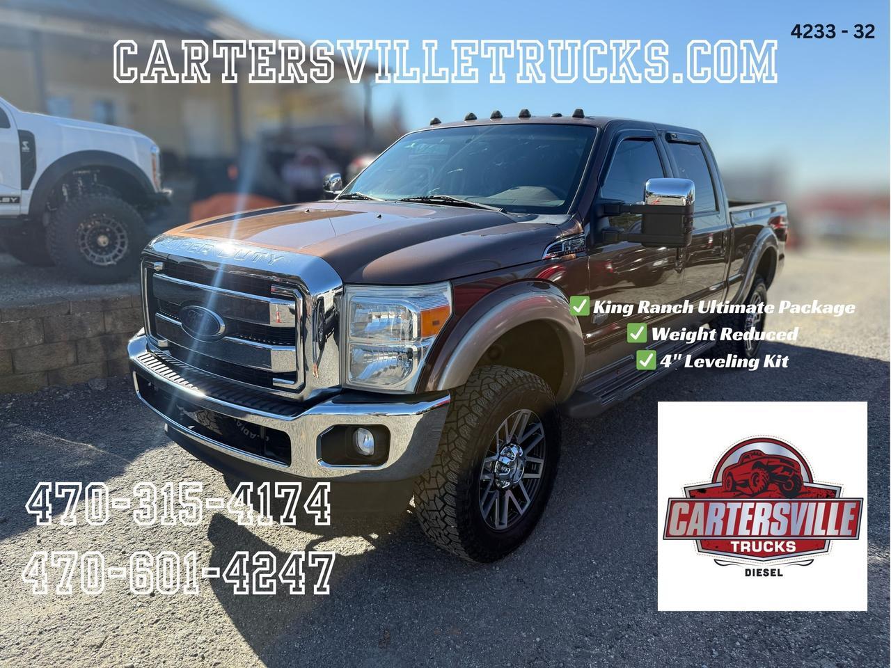 2012 Ford F250sd King Ranch FX4 - LOADED -DELETED - LIFTED