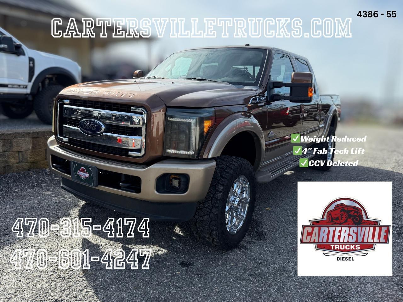 2012 Ford F250sd SOLD SOLD SOLD*** King Ranch FX4 - DELETED - CCV DEL - 4" FABTECH