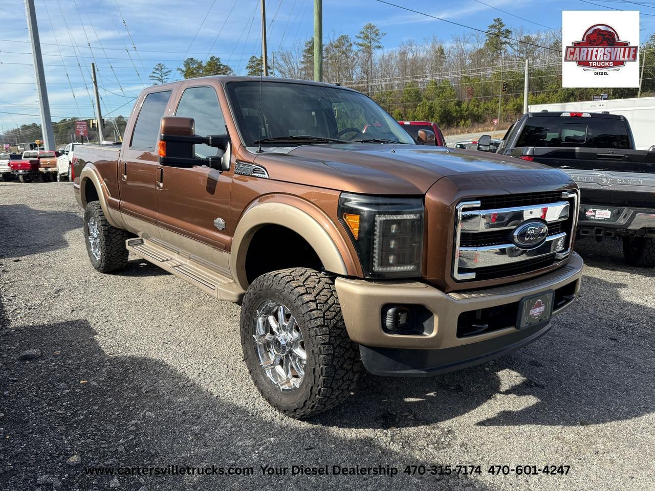 2012 Ford F250sd SOLD SOLD SOLD*** King Ranch FX4 - DELETED - CCV DEL - 4" FABTECH Cartersville GA