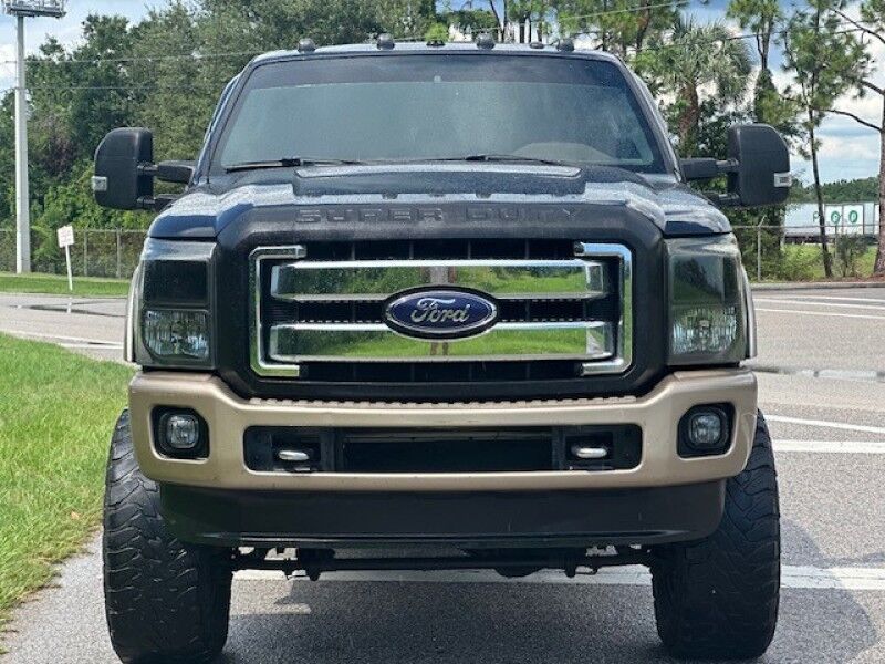 2012 Ford SUPER DUTY F-350 SRW KING RANCH TURBO DIESEL LIFTED FL TRUCK 4X4 LEATHER CREW CAB FREE SHIPPING IN FLORIDA Sarasota FL
