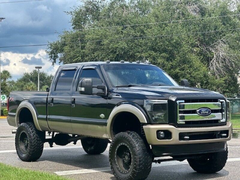 2012 Ford SUPER DUTY F-350 SRW KING RANCH TURBO DIESEL LIFTED FL TRUCK 4X4 LEATHER CREW CAB FREE SHIPPING IN FLORIDA Sarasota FL