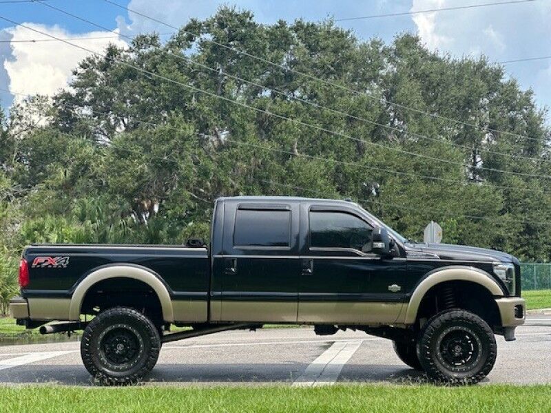 2012 Ford SUPER DUTY F-350 SRW KING RANCH TURBO DIESEL LIFTED FL TRUCK 4X4 LEATHER CREW CAB FREE SHIPPING IN FLORIDA Sarasota FL
