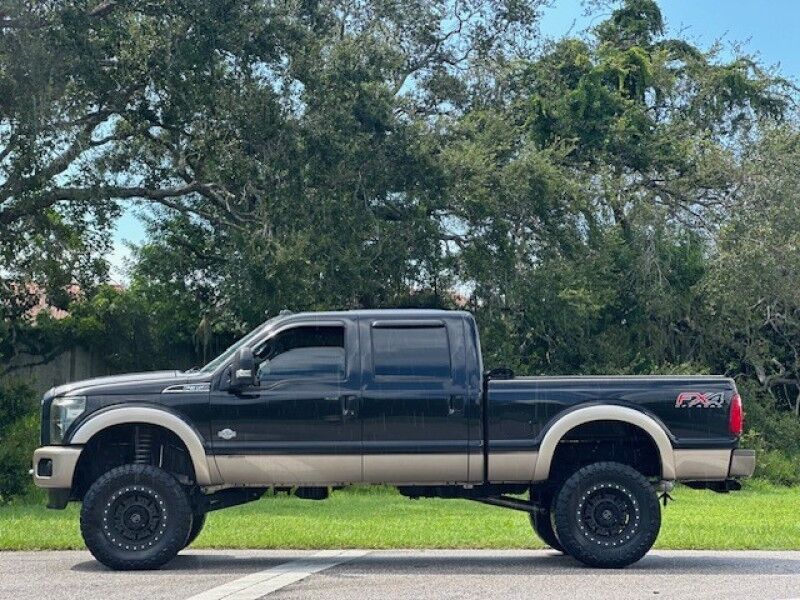 2012 Ford SUPER DUTY F-350 SRW KING RANCH TURBO DIESEL LIFTED FL TRUCK 4X4 LEATHER CREW CAB FREE SHIPPING IN FLORIDA Sarasota FL