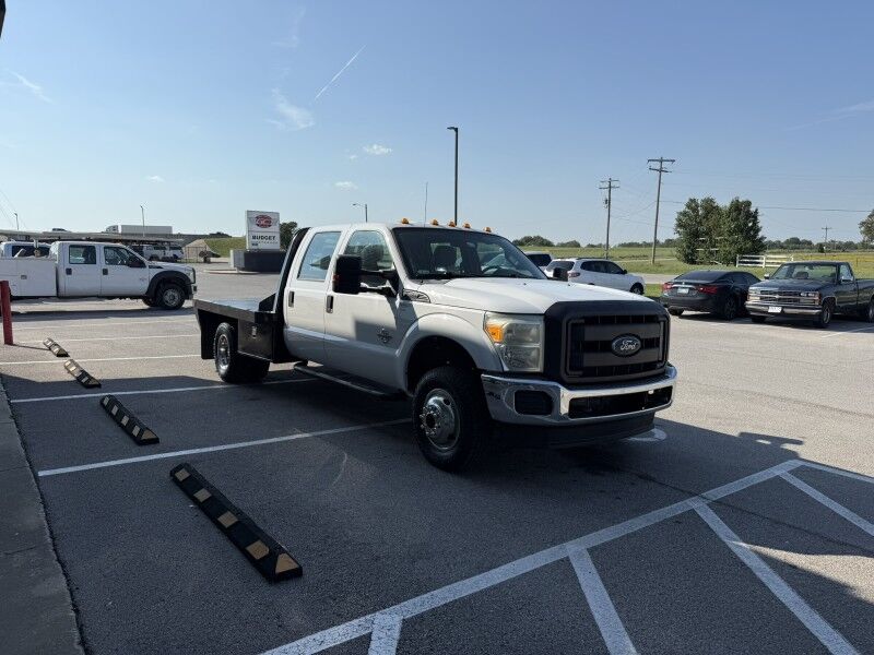 2012 Ford Super Crew F-350 DRW 4x4 Diesel Flatbed XL Collinsville OK