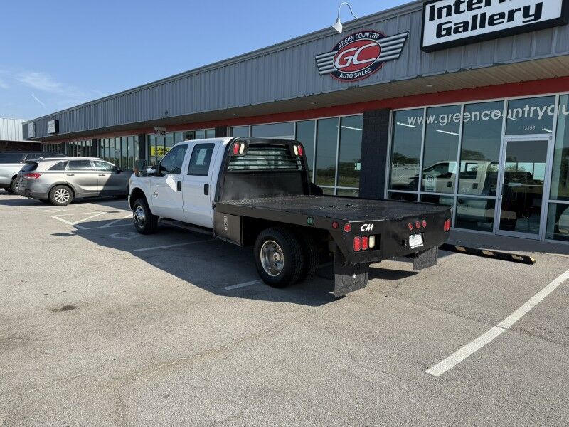 2012 Ford Super Crew F-350 DRW 4x4 Diesel Flatbed XL Collinsville OK