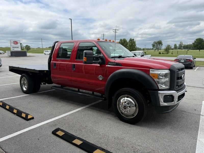 2012 Ford Super Crew F-550 4x4 Diesel Flatbed 85k mi's XL Collinsville OK